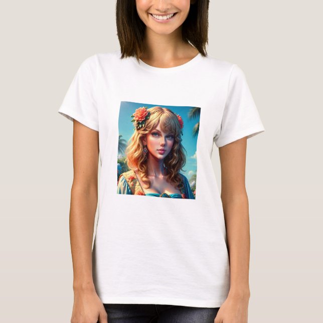 "Swiftie Art: Embody the Melody!" T Shirt (Framsida)