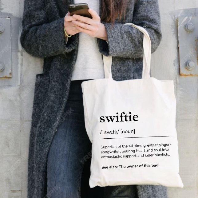 Swiftie-present Anpassad Definition Modern Rolig Tygkasse (Skapare uppladdad)