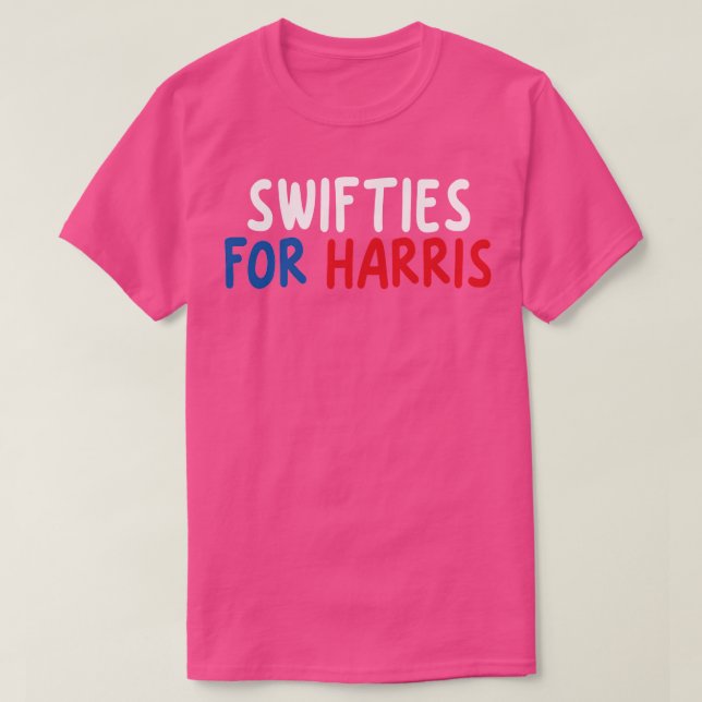 Swifties for Kamala till valet 2024 1 T Shirt (Design framsida)