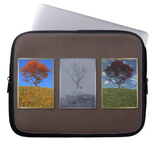 Swiftly Fly the Years Triptych Bärbar datorskal Laptop Sleeve