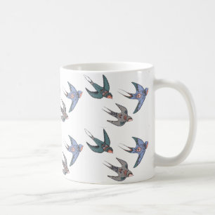 Swiftly slå ned svalamuggen kaffemugg