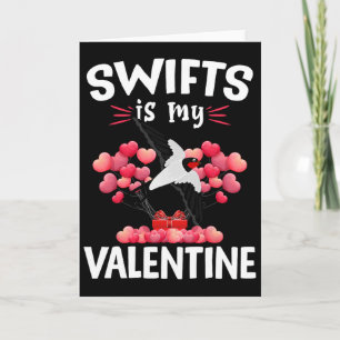 Swifts är min älskling Glad Alla Hjärtans Dag Swif Kort