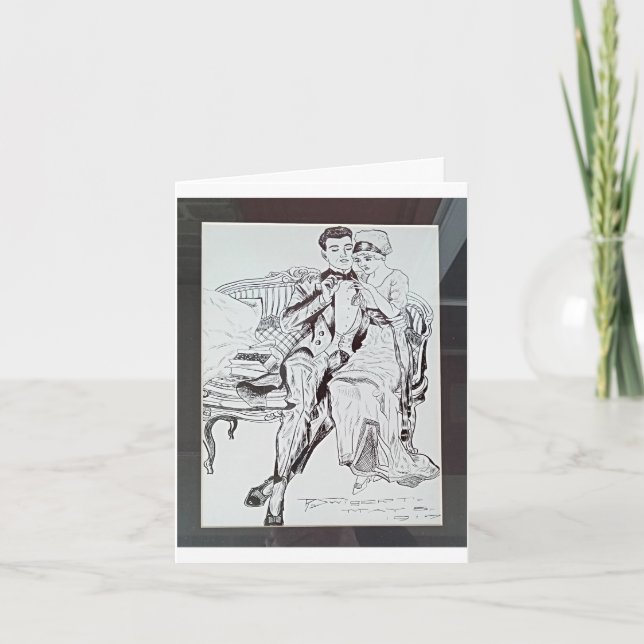 Swigert-förlovning 1917 ... kort   (Framsida)