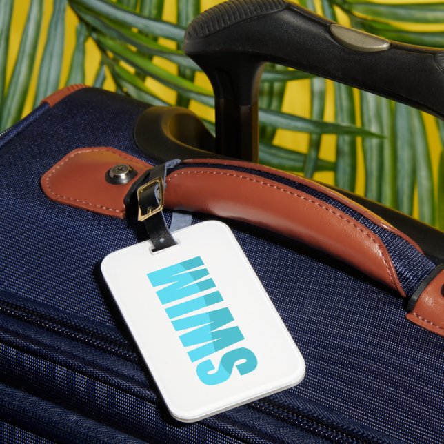 Swim Luggage Tag Bagagebricka (Framsida Insitu 1)