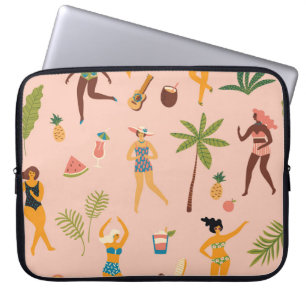 Swimfit Dam: Tropical Vintage Dance Laptop Fodral