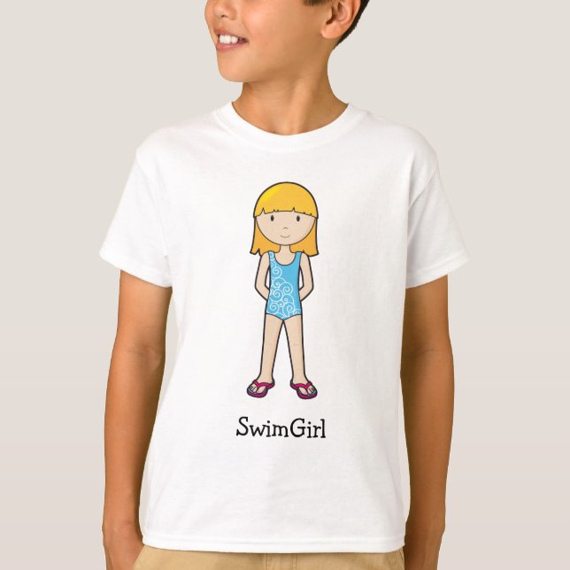 SwimGirl Tee Shirt (Framsida)