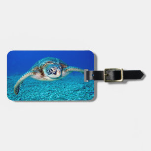 Swiming Sea Turtle Bagagebricka