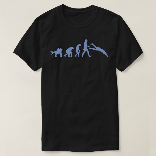 Swimmer Evolution Premium  T Shirt (Design framsida)