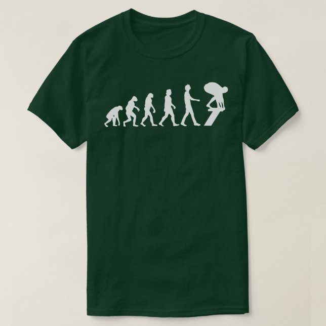 Swimmer Evolution Swimming Gift 1 T Shirt (Design framsida)