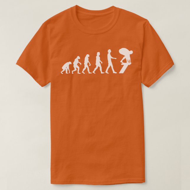 Swimmer Evolution Swimming Gift 2 T Shirt (Design framsida)
