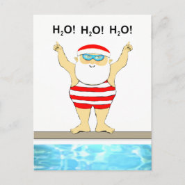 Swimmer julvykort vykort