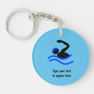Swimmer-logotyp - Simma i googler - din text