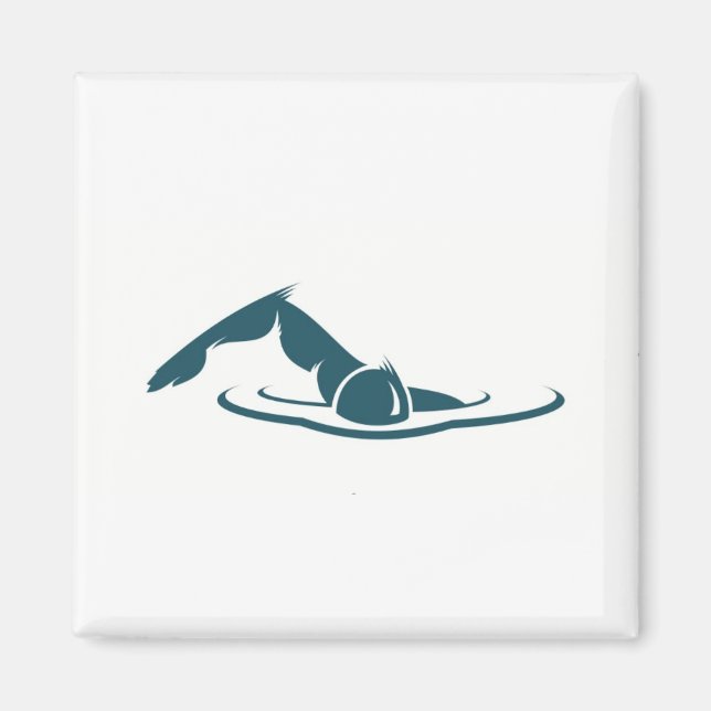 Swimmer Magnet (Framsidan)
