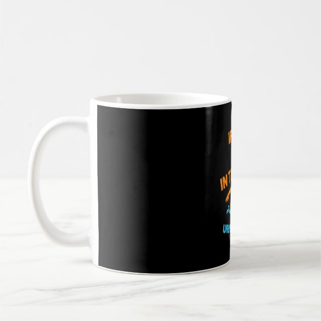 Swimmer Pee i Bassäng Kaffemugg (Vänster)