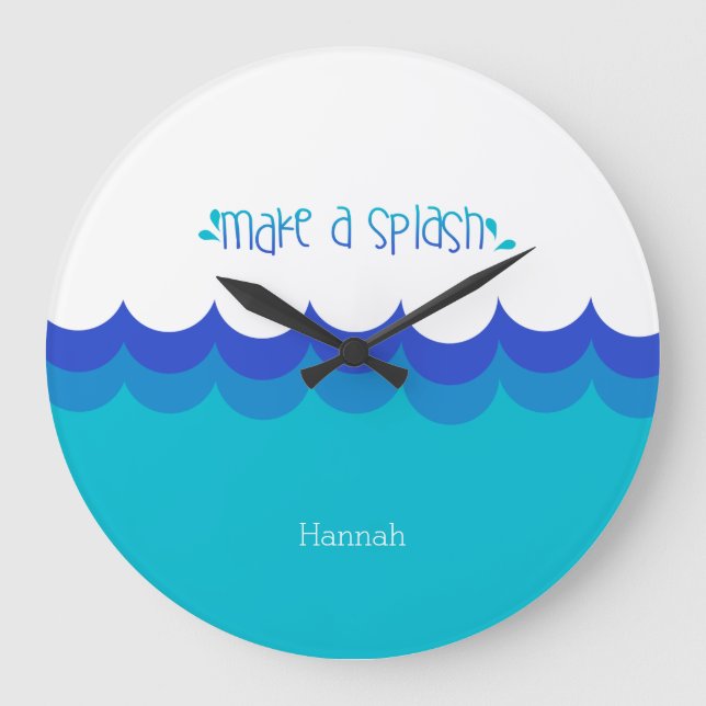 Swimmer Skapa en Stänk Stor Klocka (Framsida)