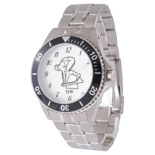 Swimmer Swimming Bassäng Sports Simma Team Diver Armbandsur