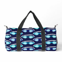 Swimmer Swimming Goggles Mönster Monogram