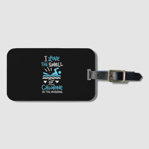 Swimmer Swimming Simma Sport Gift Bagagebricka