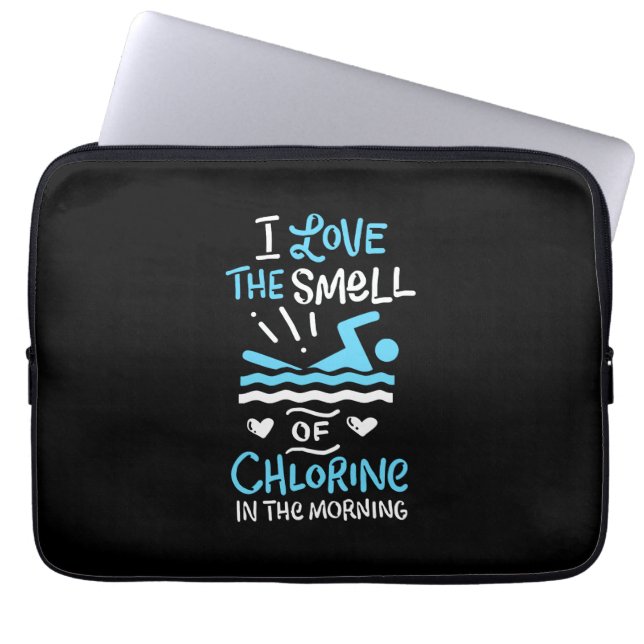 Swimmer Swimming Simma Sport Gift Laptop Fodral (Framsidan)