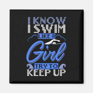 Swimmer Swimming Simma Sport Gift Magnet