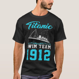 Swimmer Titanic Simma Team 1912 coola rolig korsni T Shirt