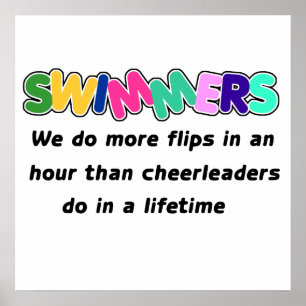 Swimmers & CheerLedare Poster