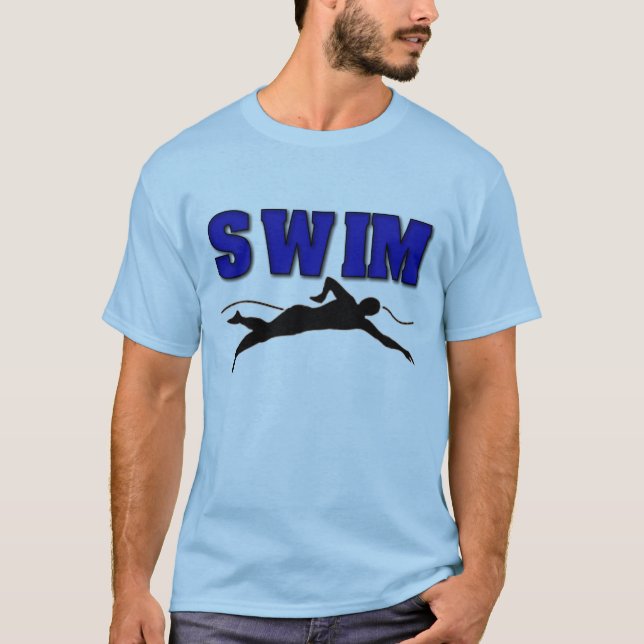 Swimmerss manar Tie-Färg T-tröja Tee Shirt (Framsida)