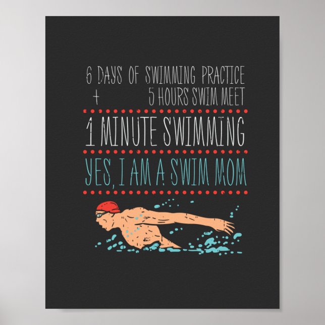 Swimmimg Mamma Poster (Framsidan)