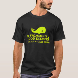Swimming and Whales T-shirt
