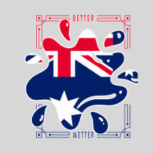 SWIMMING AUSTRALIAN ANCESTRY VATTEN BASSÄNG T-Shir