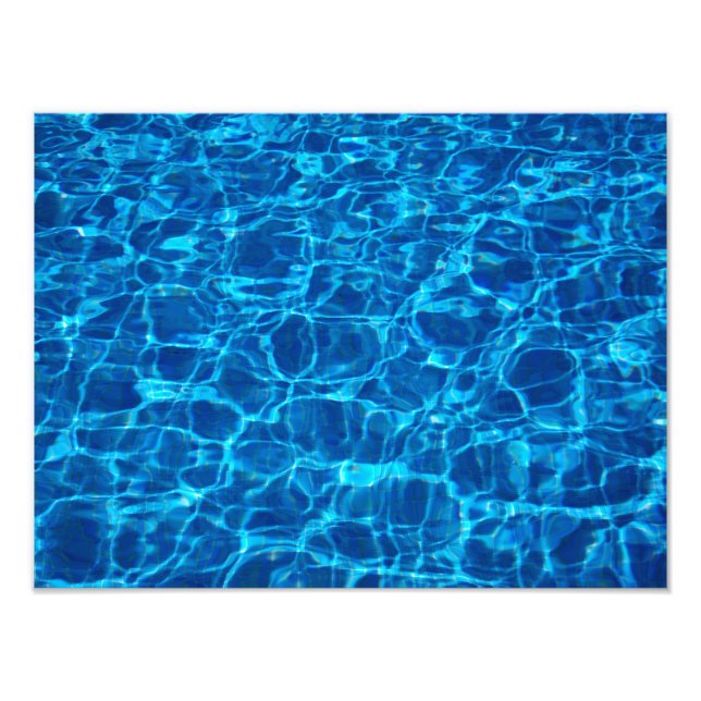 Swimming Bassäng Fototryck (Framsidan)