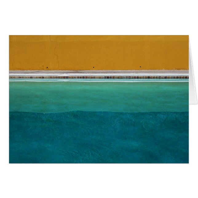 Swimming Bassäng Hälsningskort (Framsidan Horizontal)