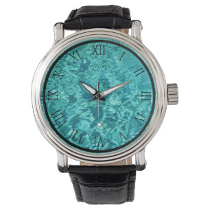 Swimming Bassäng Large Clock Armbandsur