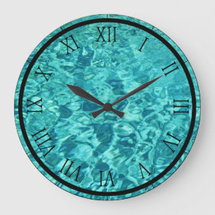 Swimming Bassäng Large Clock Stor Klocka