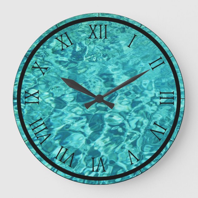 Swimming Bassäng Large Clock Stor Klocka (Framsida)