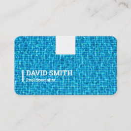 Swimming Bassäng Maintenance Visitkort