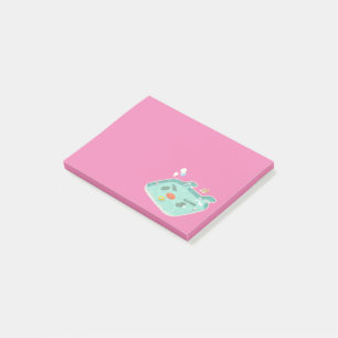 Swimming Bassäng Post-it Block