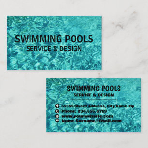 Swimming Bassäng Services Visitkort