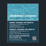 Swimming Bassäng, Swimming Lesson Advertising Flygblad<br><div class="desc">Simma Bassäng,  simma Lesson-reklamlådor med Affärskortet Store.</div>