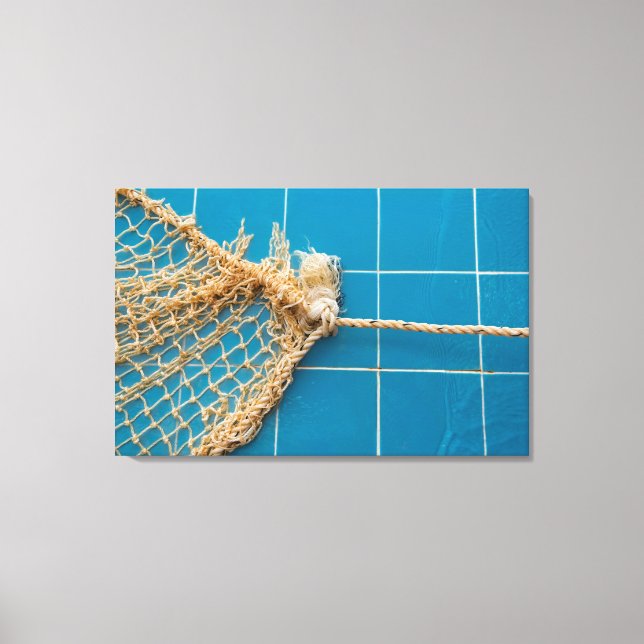 Swimming Bassäng Tiles Canvastryck (Framsida)