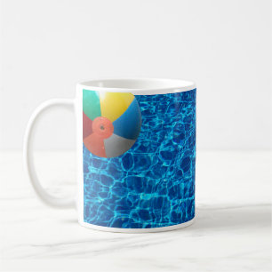 Swimming Bassäng Vatten, Beach Boll Mugg
