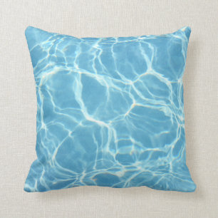 Swimming Bassäng Vatten Pillow Kudde