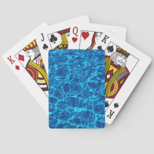 Swimming Bassäng Vatten Underlägg Casinokort