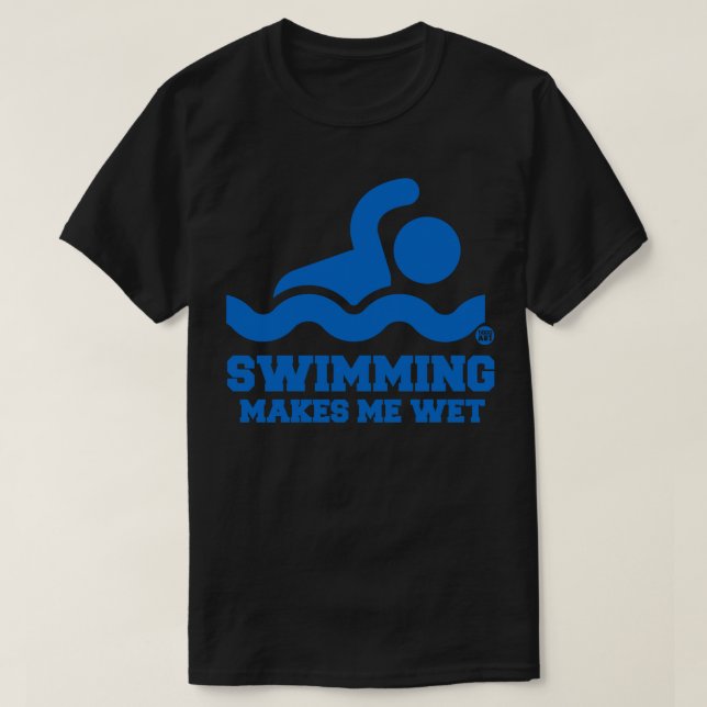 SWIMMING-BLÖT T SHIRT (Design framsida)