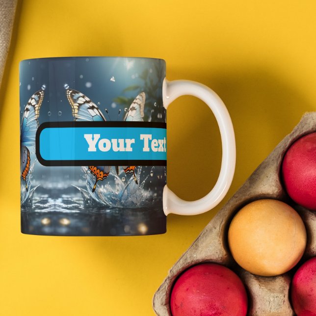 Swimming Butterfly Coffee Mugg (Skapare uppladdad)