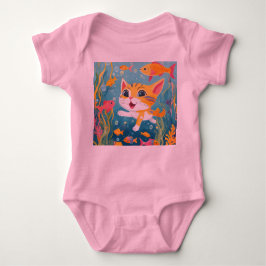 Swimming Cat T Shirt
