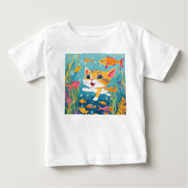 Swimming Cat T Shirt