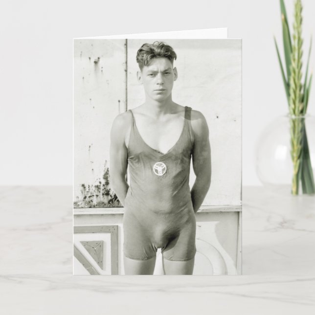 Swimming Champion, 1920-talet Kort (Framsida)