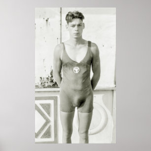 Swimming Champion, 1920-talet Poster