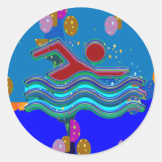 SWIMMING: Coolans minnen i Hett Times Runt Klistermärke